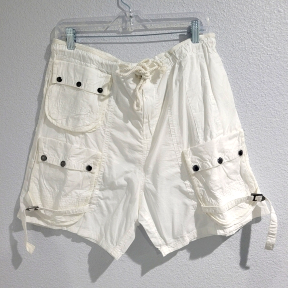 Free People Moon Bay Parachute Shorts in Optic White - Picture 4 of 5